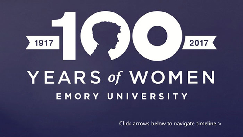 100 years of women -  Emory University